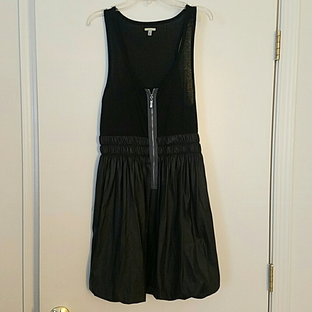 Faux Leather Mini Dress